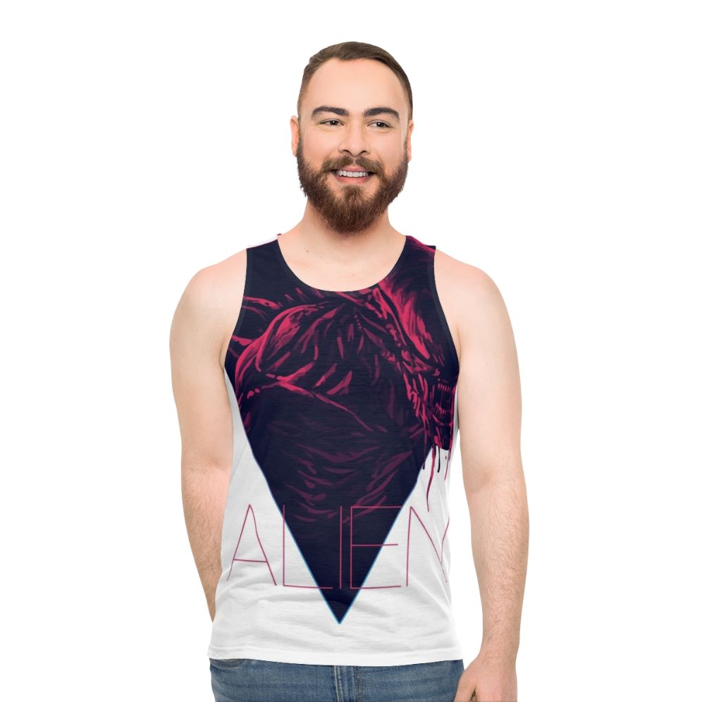 Alien movie unisex tank top