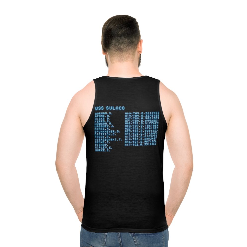 Alien inspired Roll Call unisex tank top