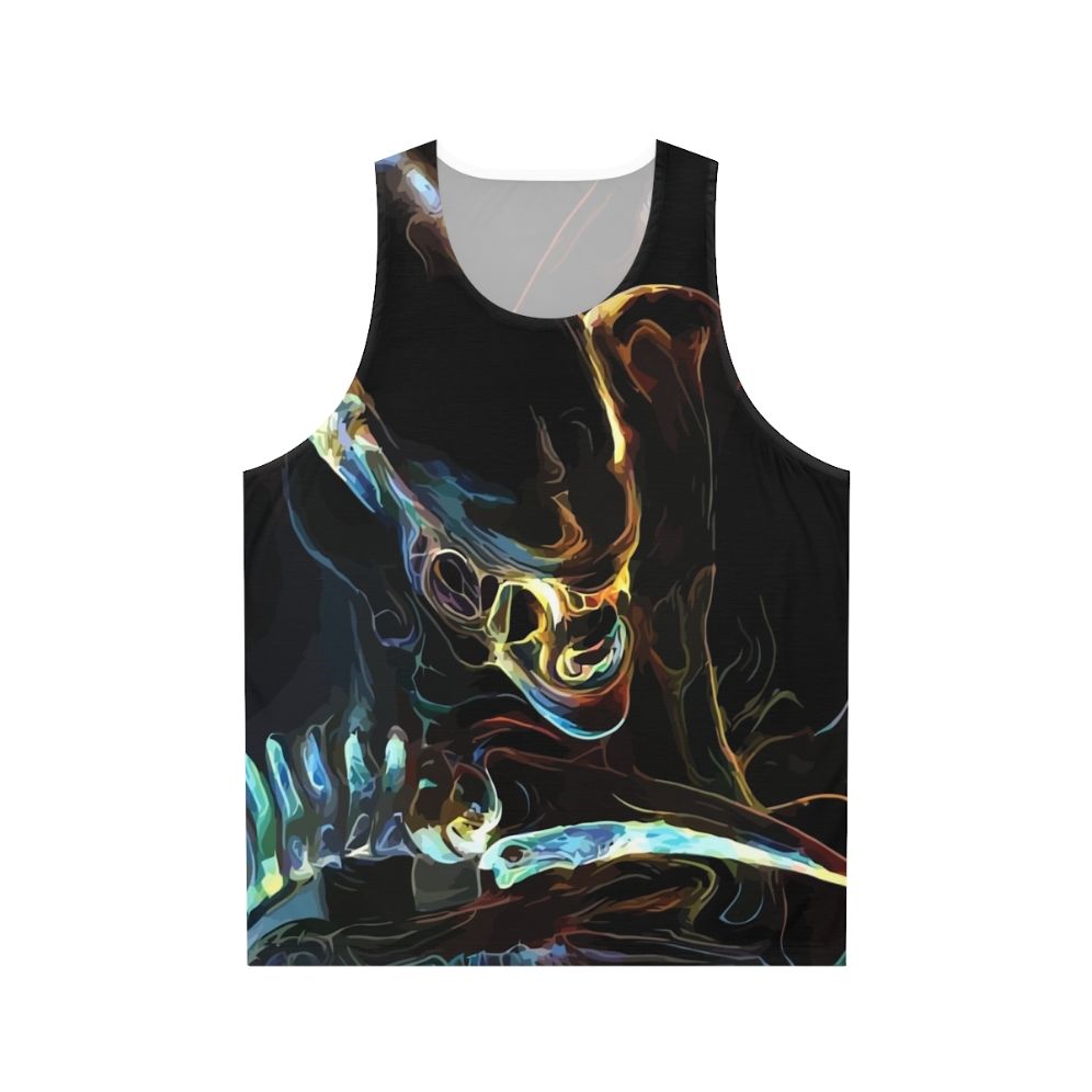 Alien sci-fi unisex tank top