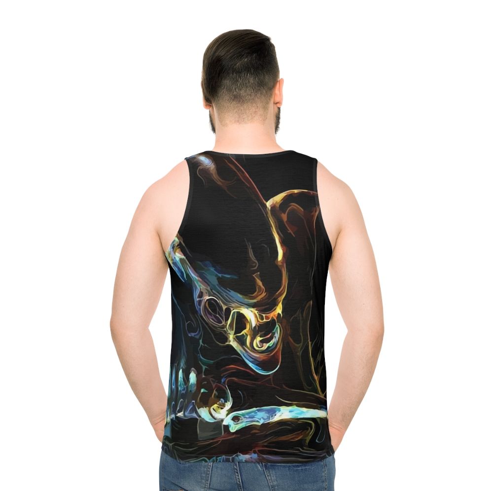 Alien sci-fi unisex tank top
