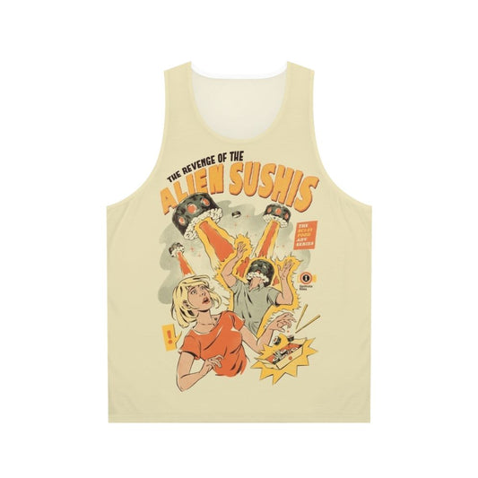 Alien Sushi Anime Style Unisex Tank Top