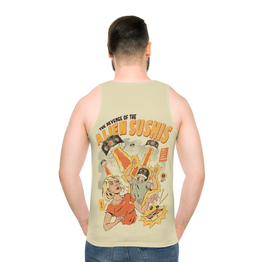 Alien Sushi Anime Style Unisex Tank Top