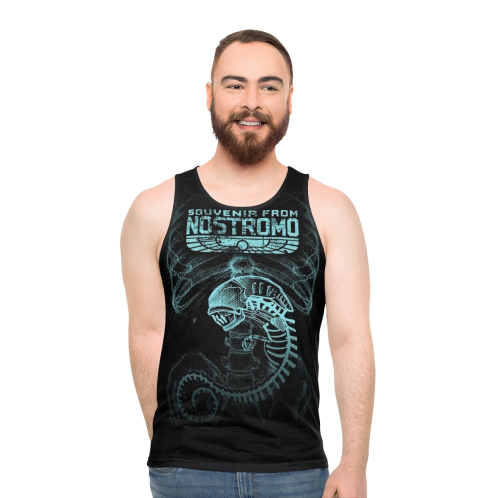 Alien X-Ray Unisex Sci-Fi Tank Top