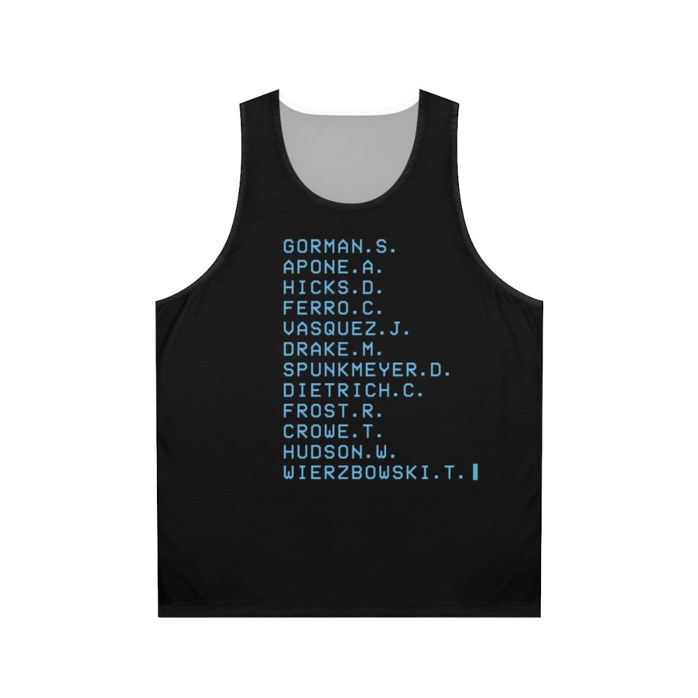 Aliens Movie Colonial Marines Unisex Tank Top