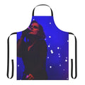 Alison Moyet-inspired retro apron with musical notes and singer-songwriter design