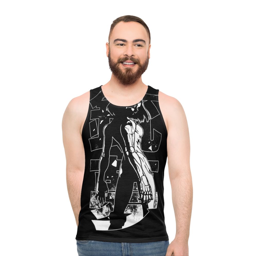 Alita Battle Angel Cyberpunk Inspired Vintage Manga Unisex Tank Top