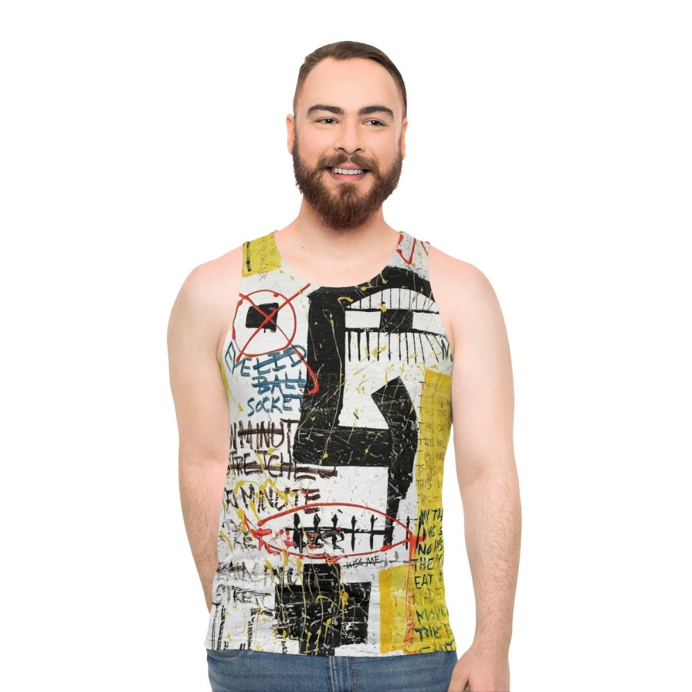 Alive Unisex Abstract Art Tank Top