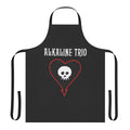 Alkaline Trio band logo printed on a high-quality apron for music fans