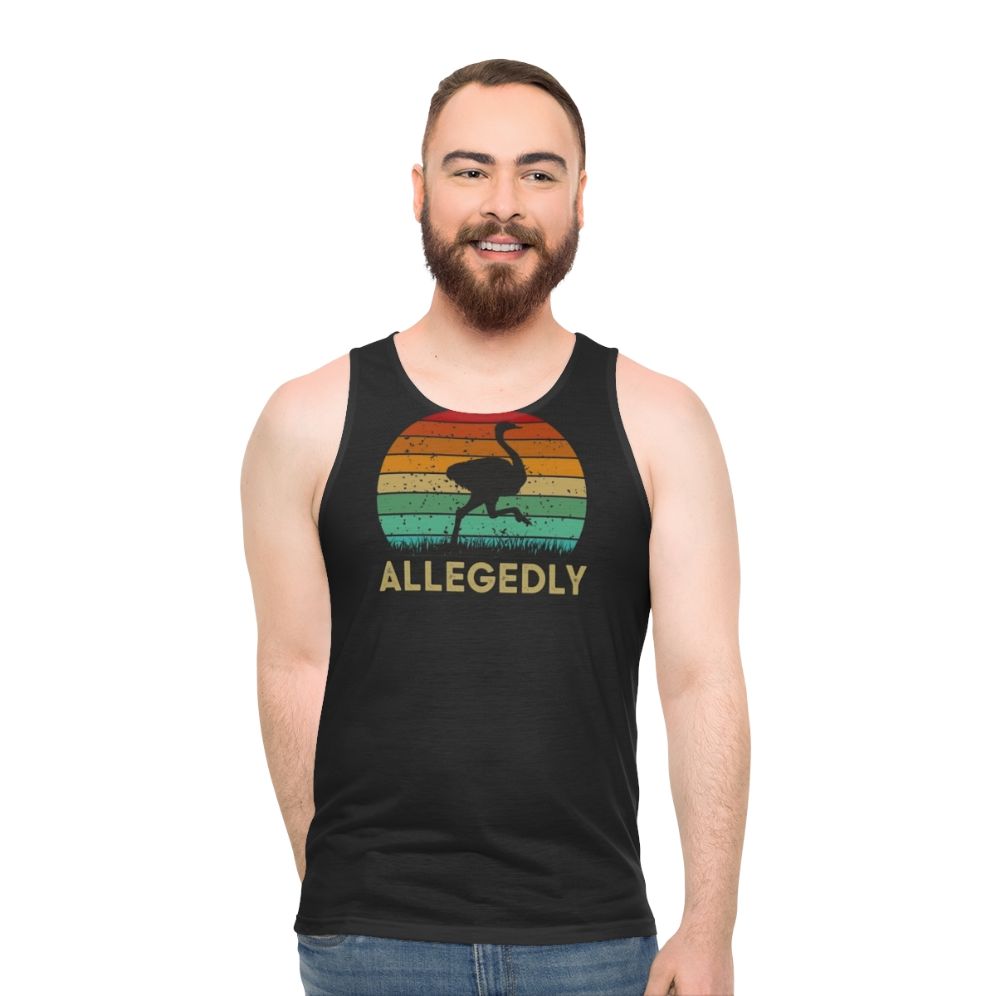 Allegedly Unisex Canadian Flightless Bird Tank Top