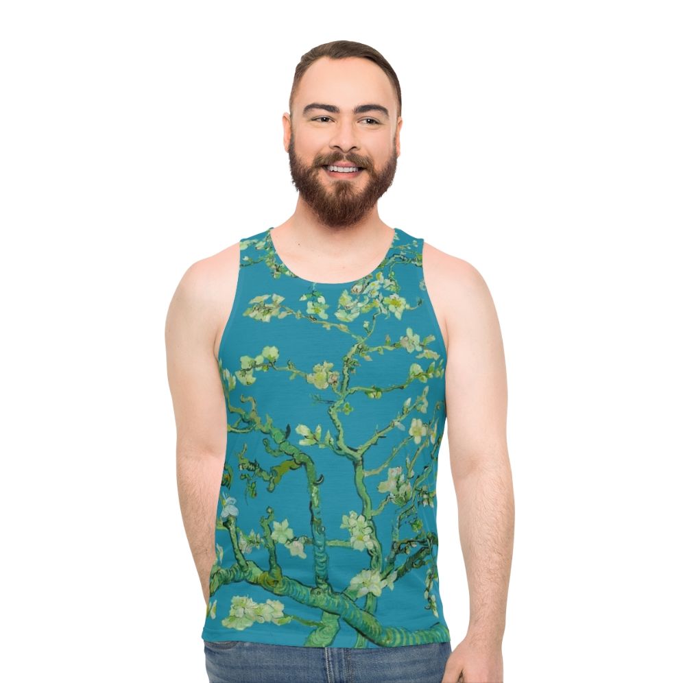 Almond Blossoms Unisex Tank Top