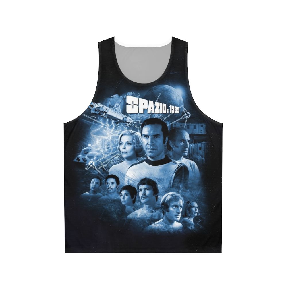 Alphan Blue Moon 1 Spazio 1999 Unisex Retro Tank Top