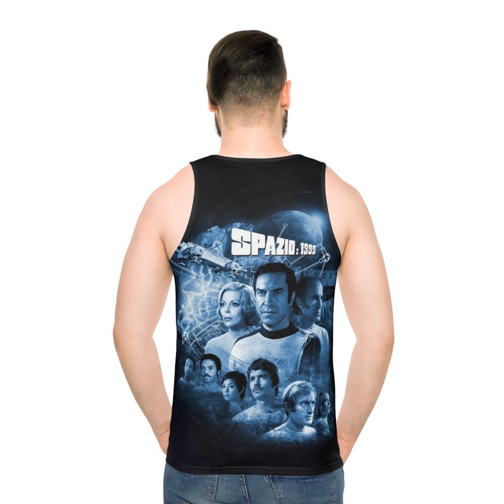 Alphan Blue Moon 1 Spazio 1999 Unisex Retro Tank Top