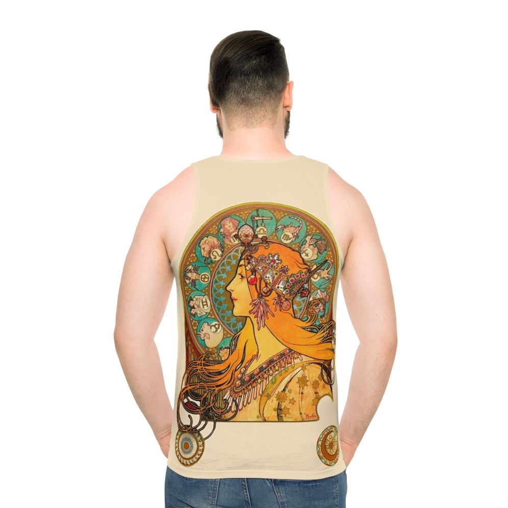 Alphonse Mucha Zodiac Art Nouveau Unisex Tank Top