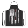 Alternate American flag design apron featuring Motherland inspired artwork