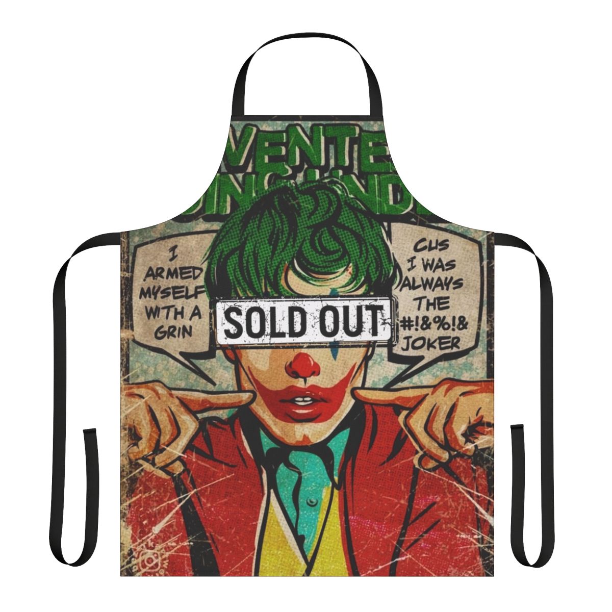 Sam Fender inspired alternative indie music lover's apron