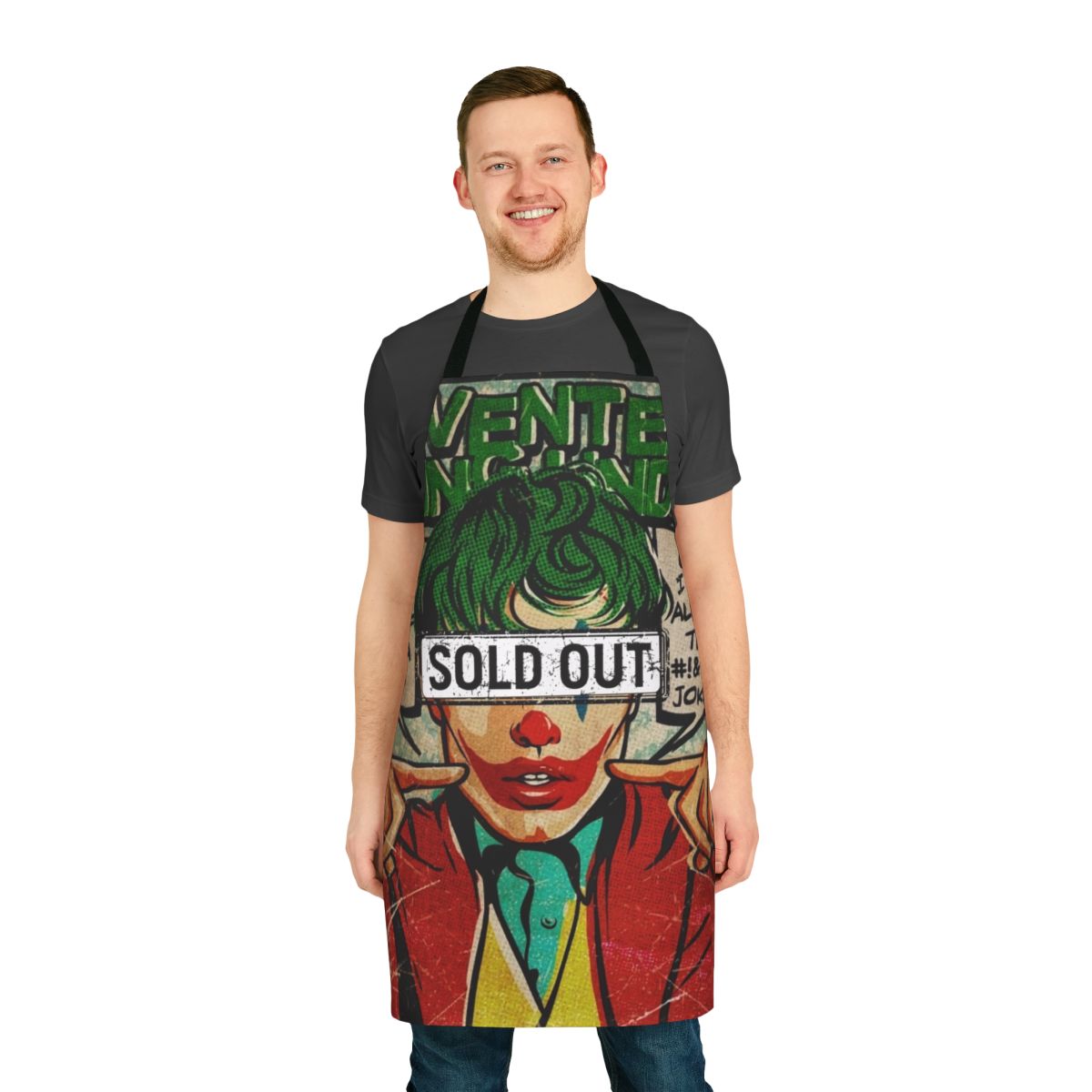 Sam Fender inspired alternative indie music lover's apron