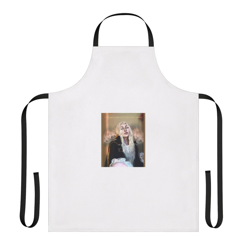 Alucard-inspired apron with Castlevania symbol and character design