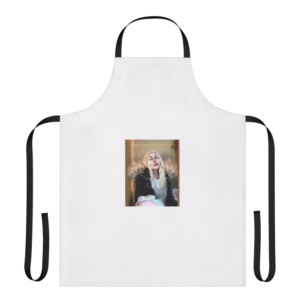 Alucard-inspired apron with Castlevania symbol and character design