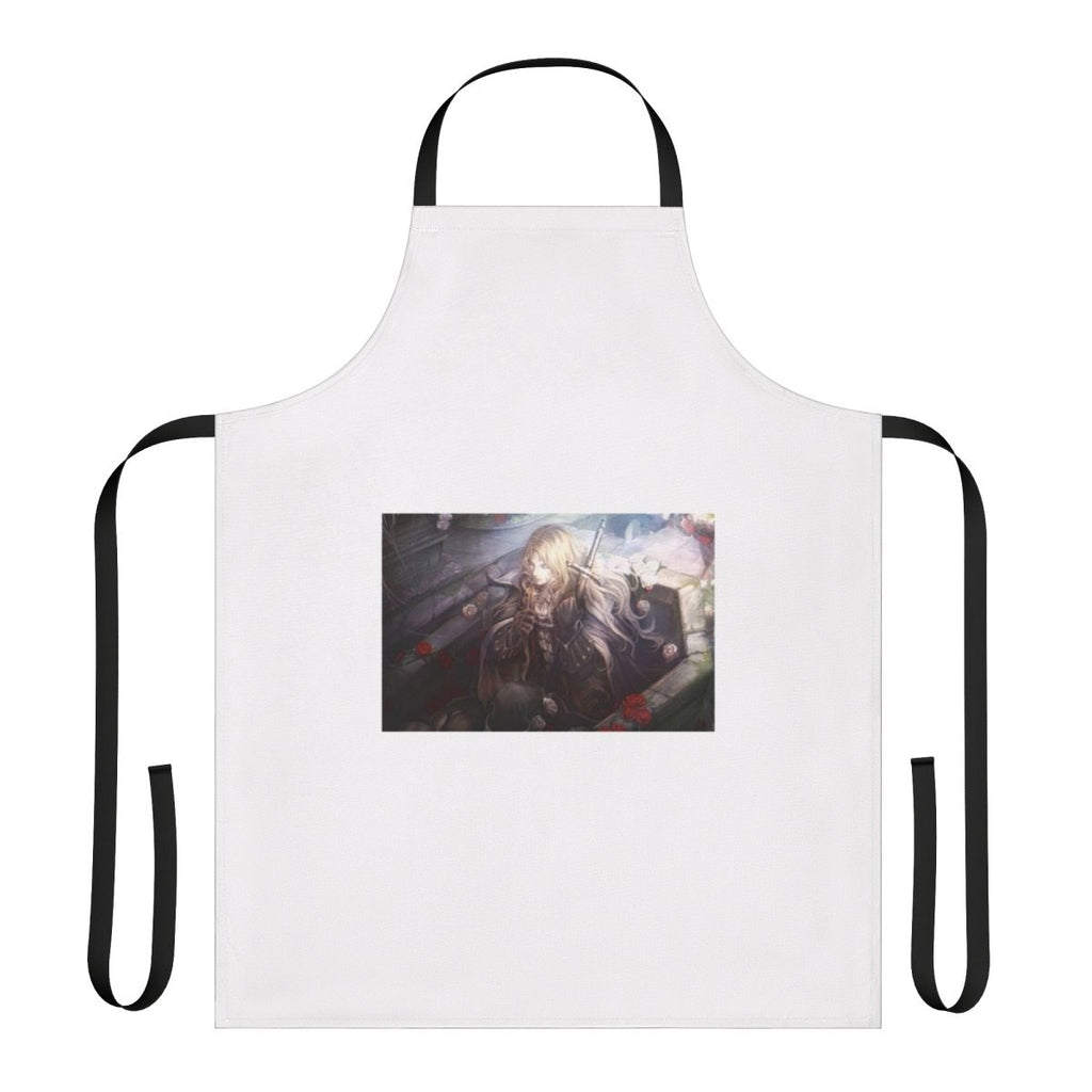 Alucard inspired Castlevania themed apron with fan art design