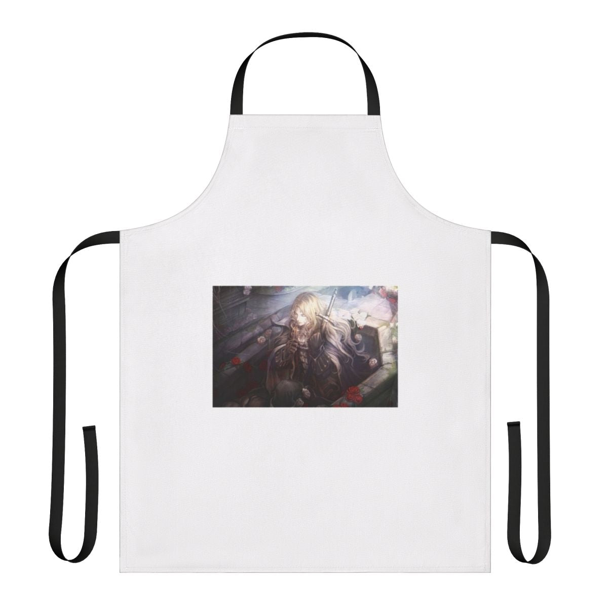 Alucard inspired Castlevania themed apron with fan art design