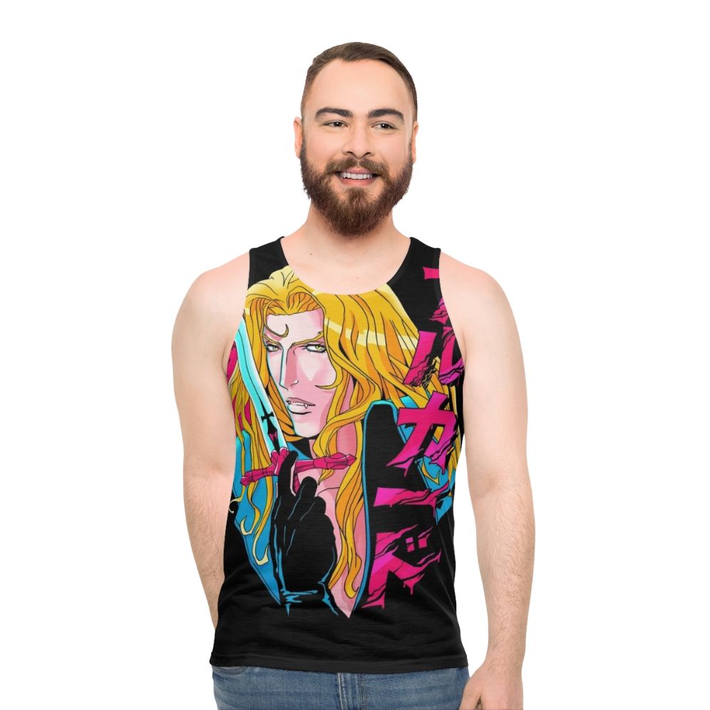 Alucard the Vampire Anime Castlevania Unisex Tank Top