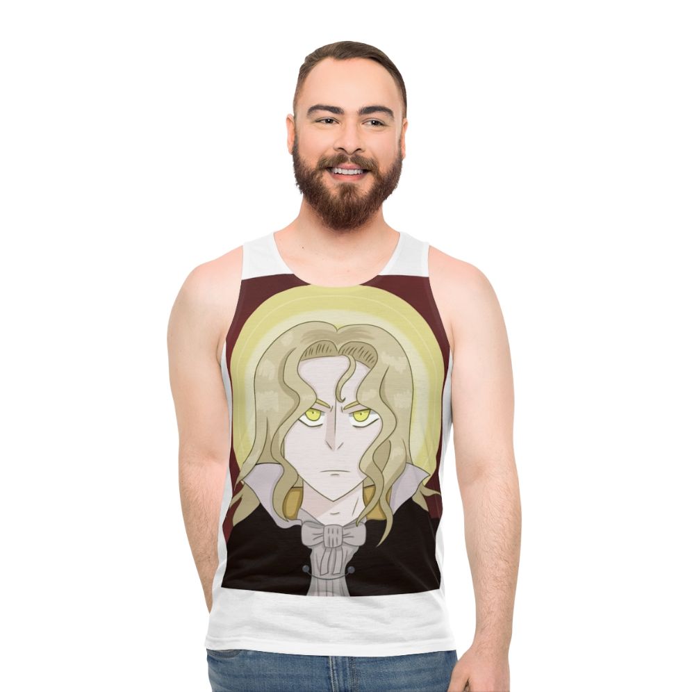 Alucard Vampire Castlevania SOTN Unisex Tank Top