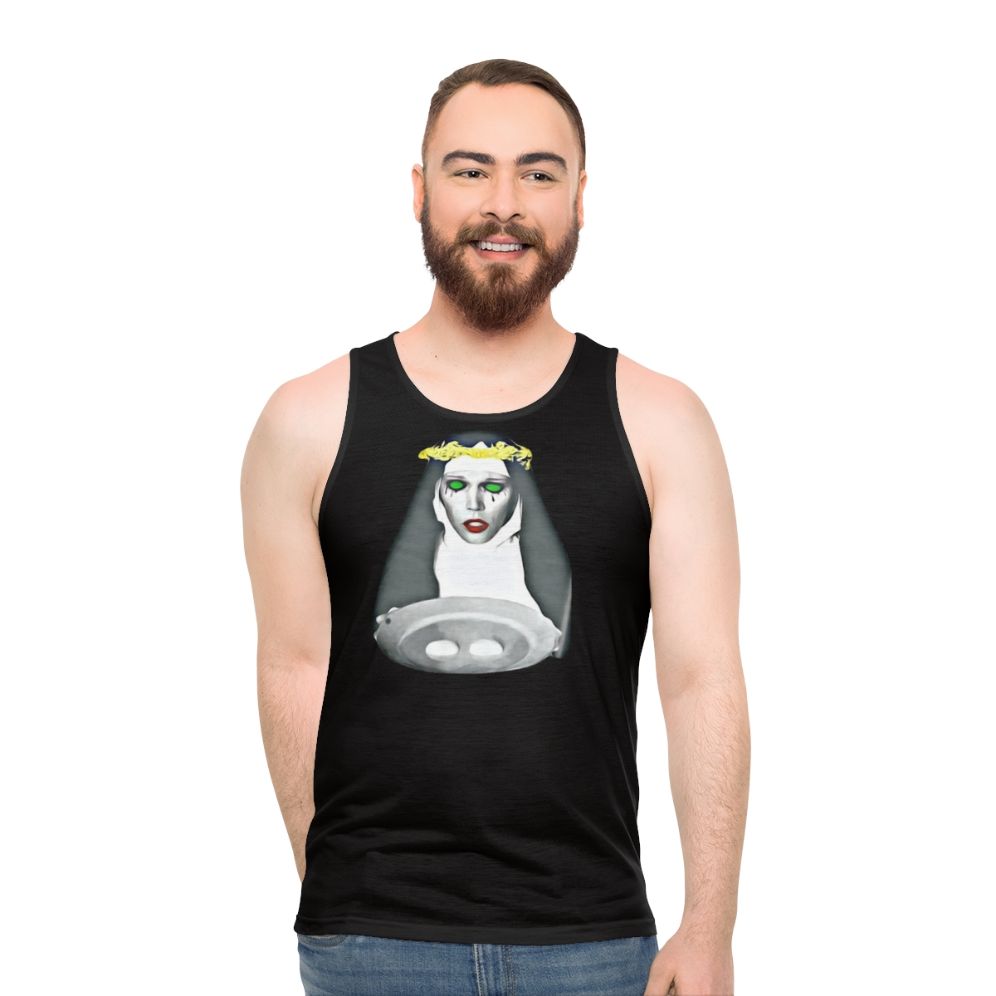 Amanda Lear 70s Disco Unisex Tank Top