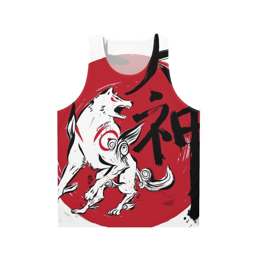 Amaterasu Sumi E Unisex Tank Top