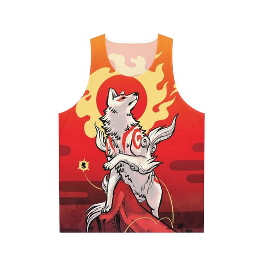 Amaterasu Sun Deity Unisex Tank Top