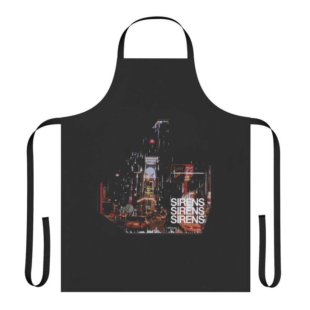 Ambient electronic music inspired apron design