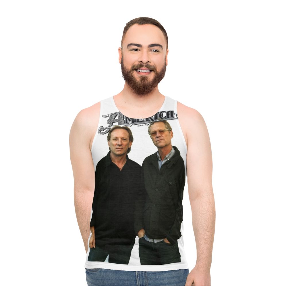 America Band Tour Dates Unisex Concert Tank Top