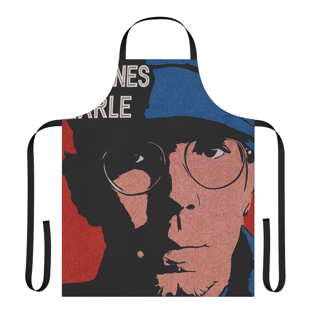 An apron featuring the American folk music style of Justin Earle