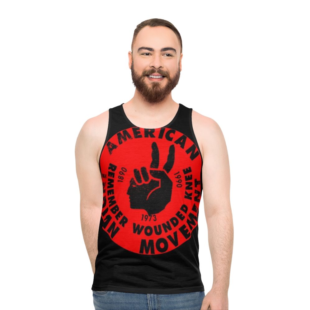 Unisex American Indian Movement Tank Top