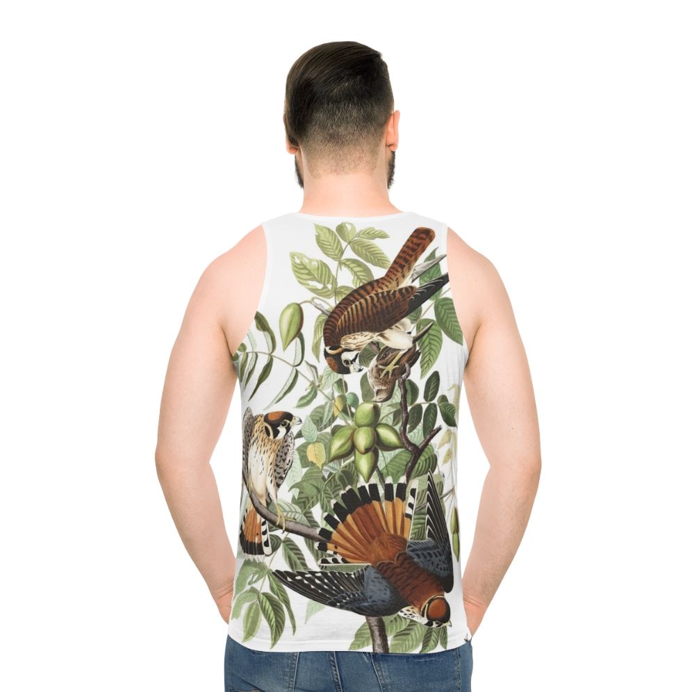 American Kestrel Audubon Bird Print Unisex Tank Top