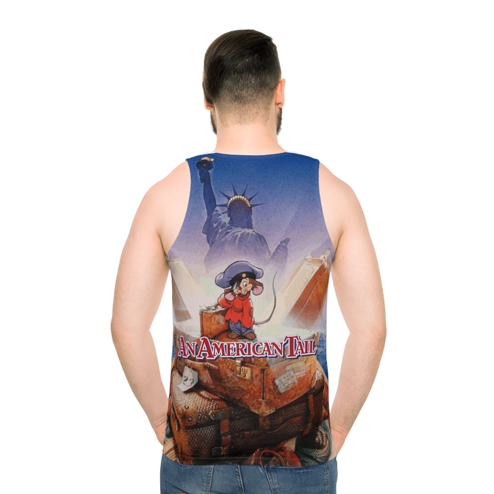 American Tail Fievel Unisex Tank Top with Drew Struzan Poster Design