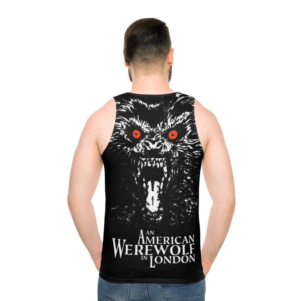 "American Werewolf in London" unisex tank top with graphic design
