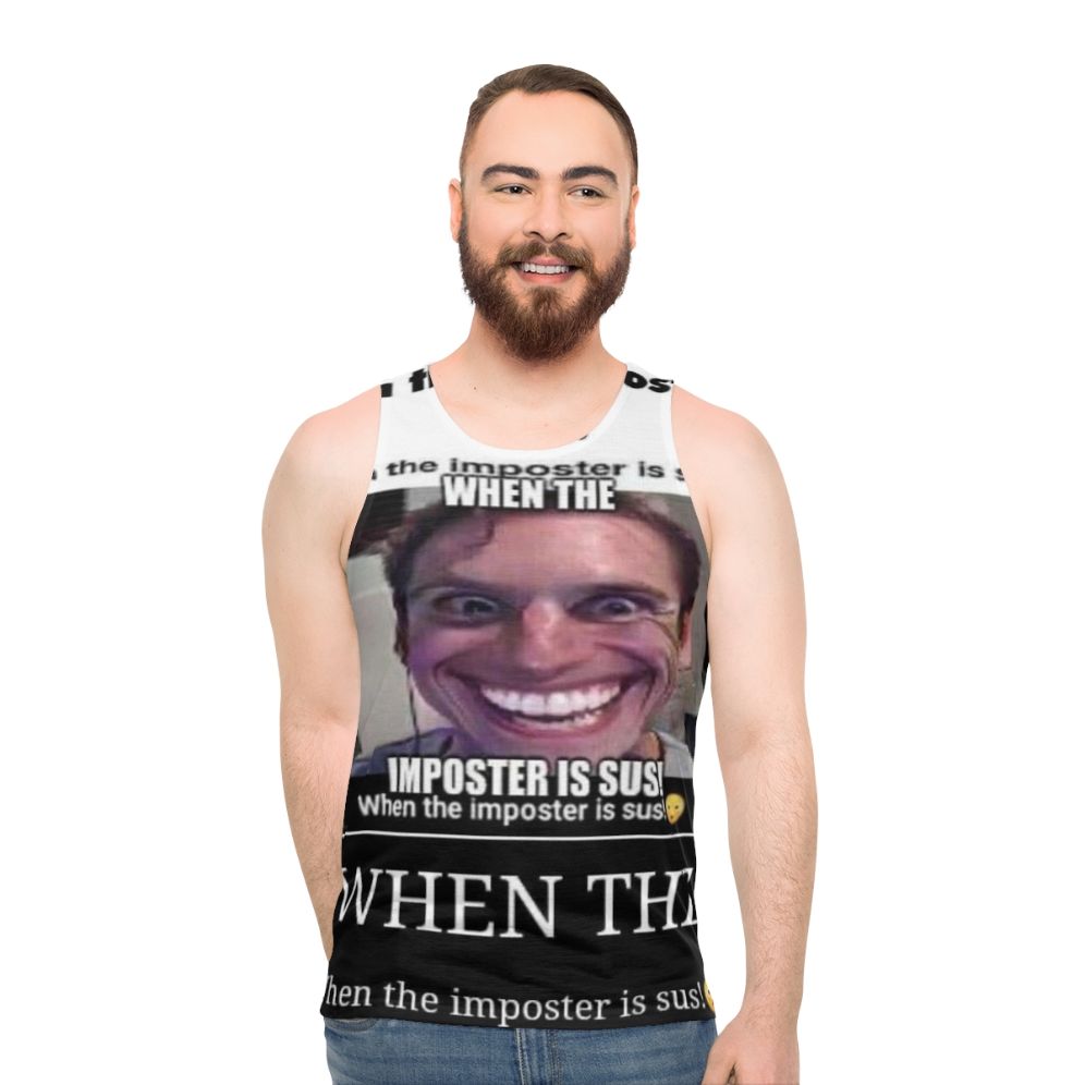 Among Us Impostor Sus Unisex Tank Top