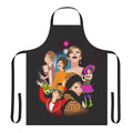 Funny apron with Alejandro Mogolloart's creative designs, perfect for cooking or entertaining.