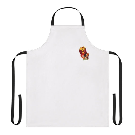 Colorful apron featuring the logo and characters from the Netflix animated series "Big Mouth"