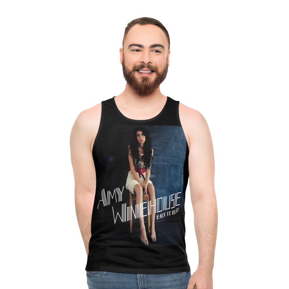 Amy Winehouse Unisex Tank Top with Vintage Inspired Design
