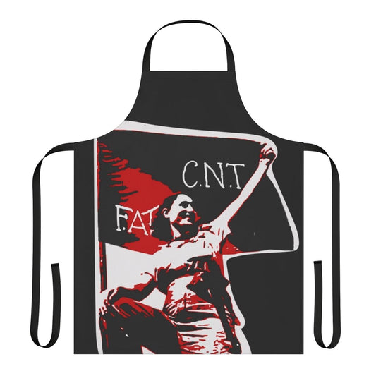 Anarchist apron with Spanish Civil War and antifascist imagery