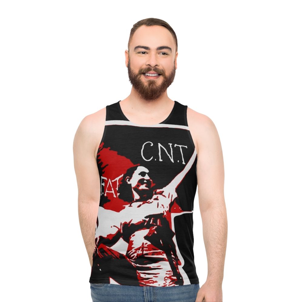 Anarchist CNT Unisex Tank Top