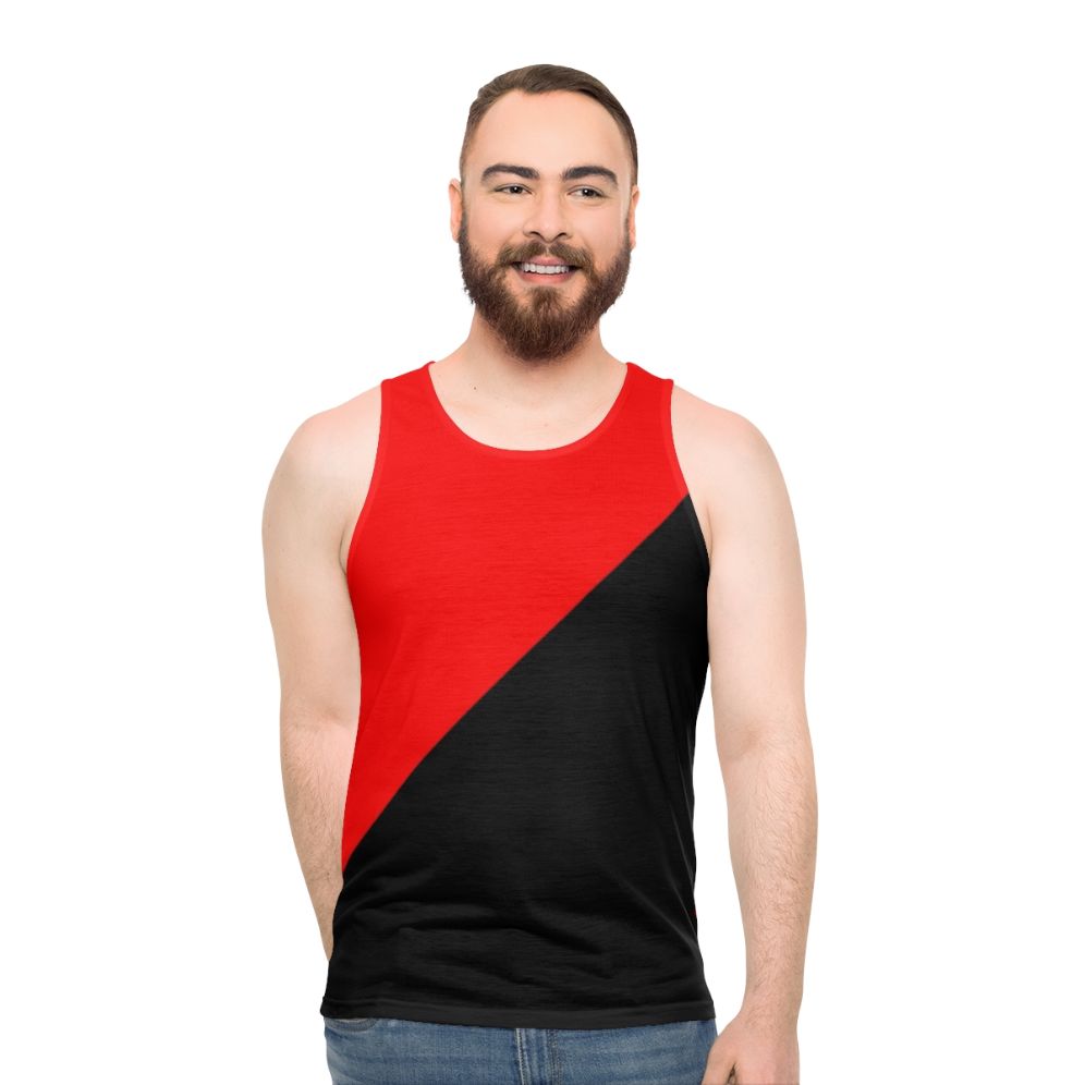 Anarcho-communism revolutionary flag unisex tank top
