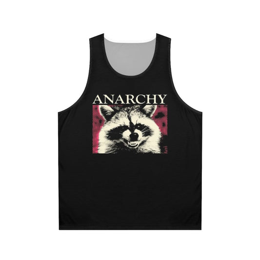 Anarchy Raccoon Unisex Tank Top