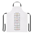 Anatomy of Songs Themed Apron with Music and Song Writing Graphics