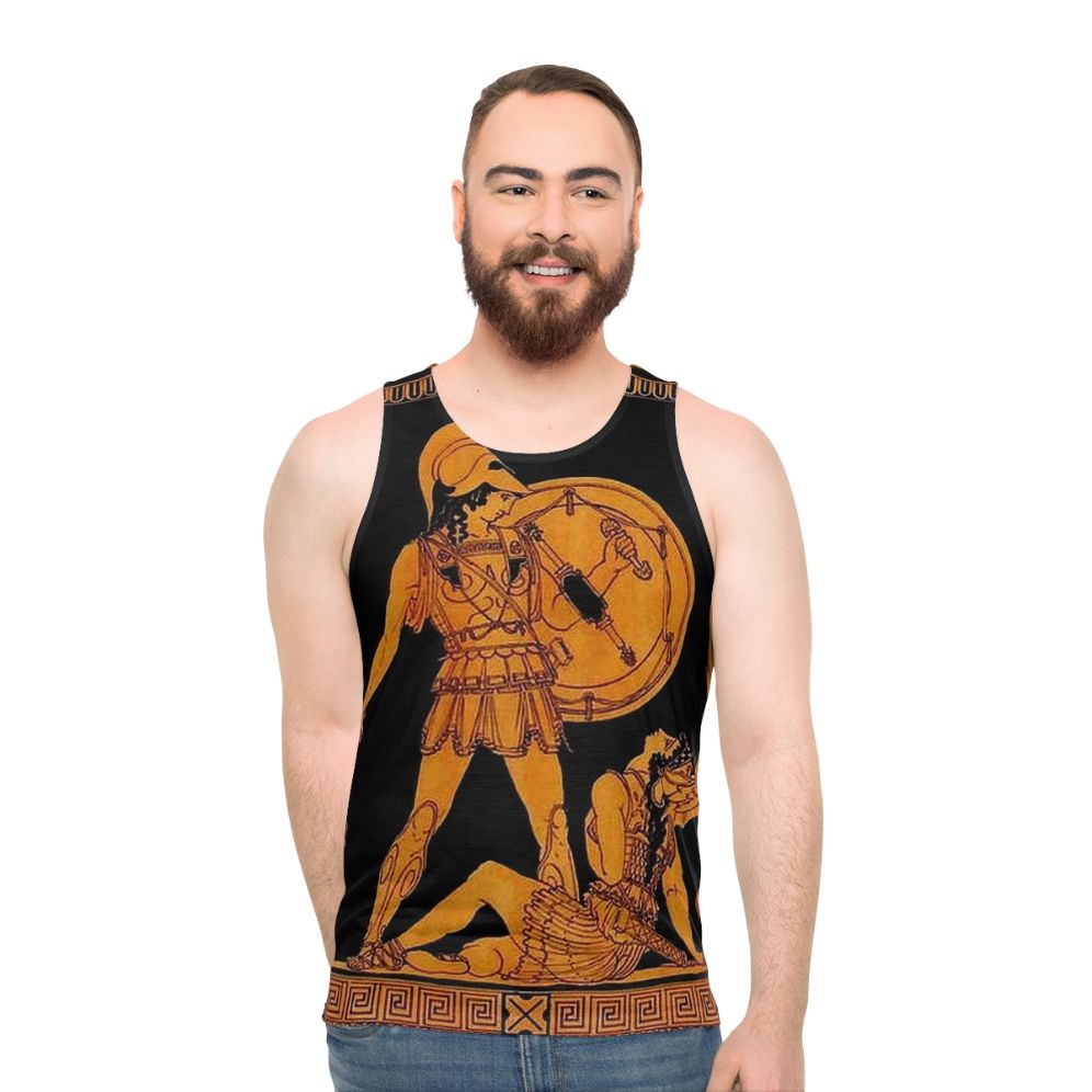 Ancient Greek God and Goddess Frieze Unisex Tank Top
