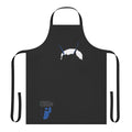 Andorian-inspired sci-fi apron with minimal starfleet and alien design