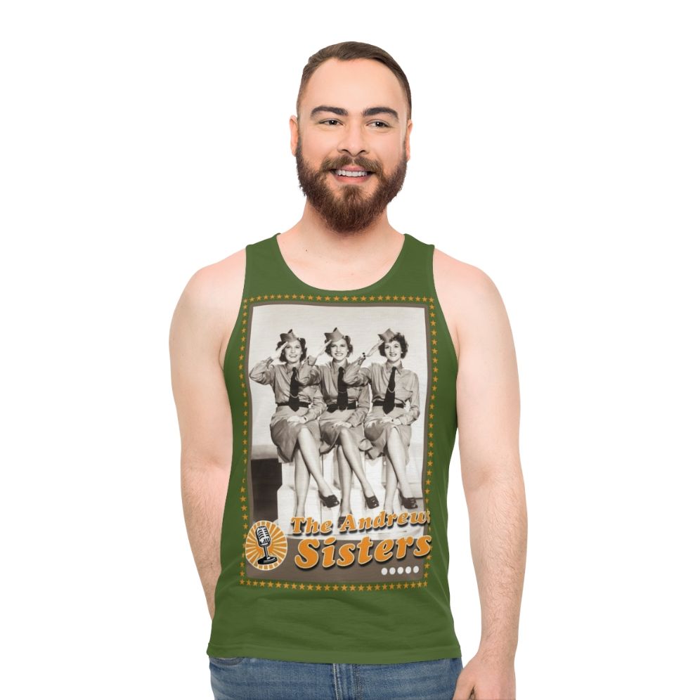 Vintage Andrews Sisters Unisex Tank Top
