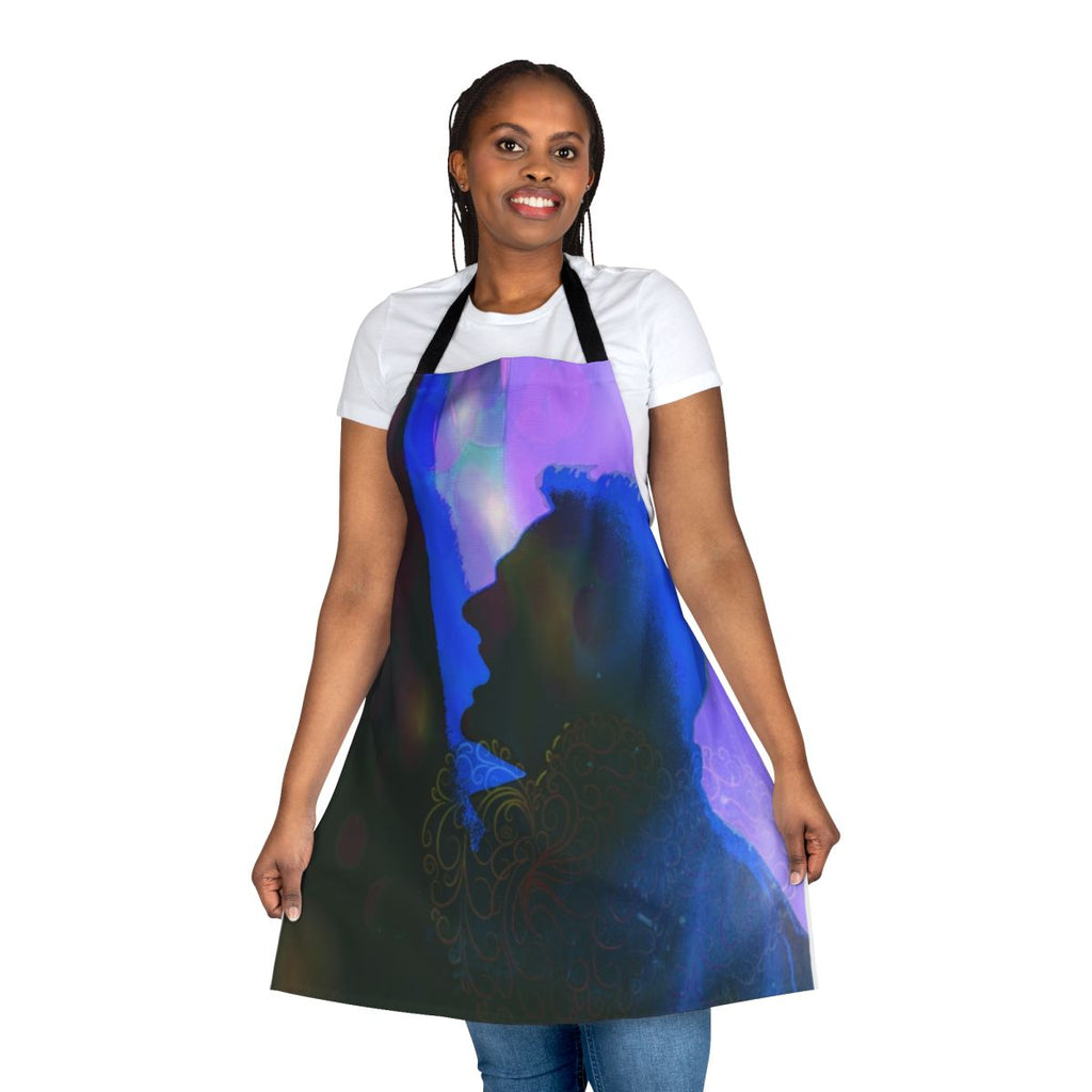 Apron featuring an Andy Bell inspired Erasure graphic design