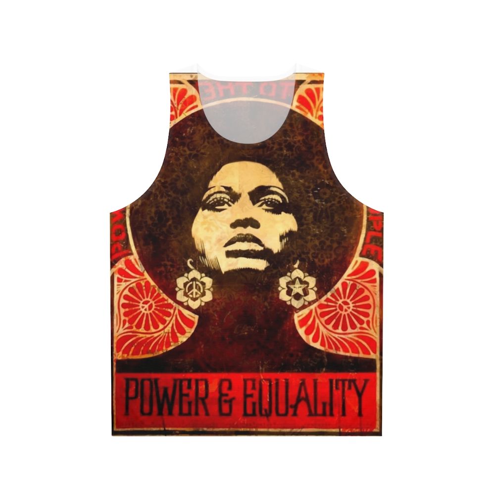 Angela Davis Black Panther Unisex Tank Top